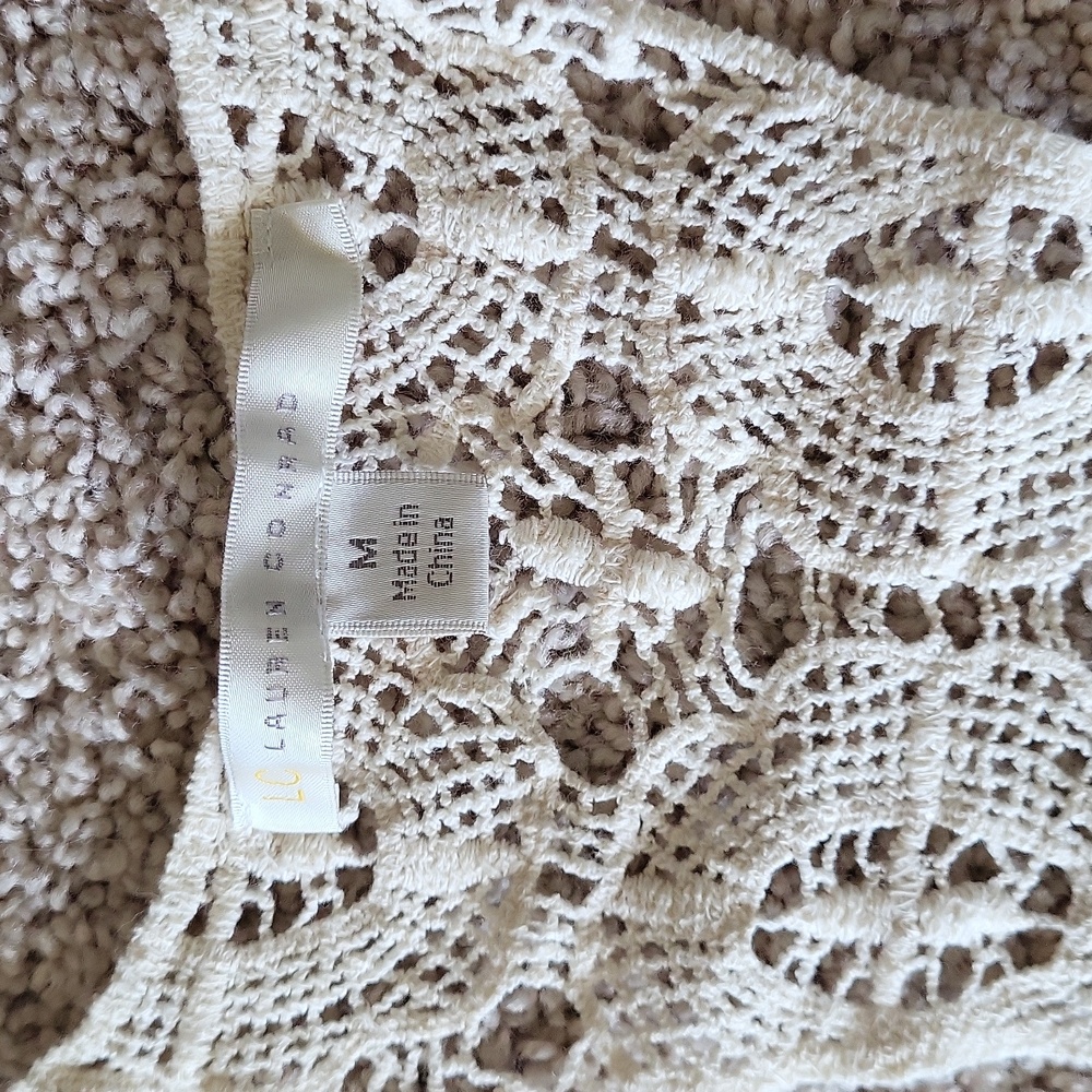 Cream Crochet Tank - Picture 4 of 5